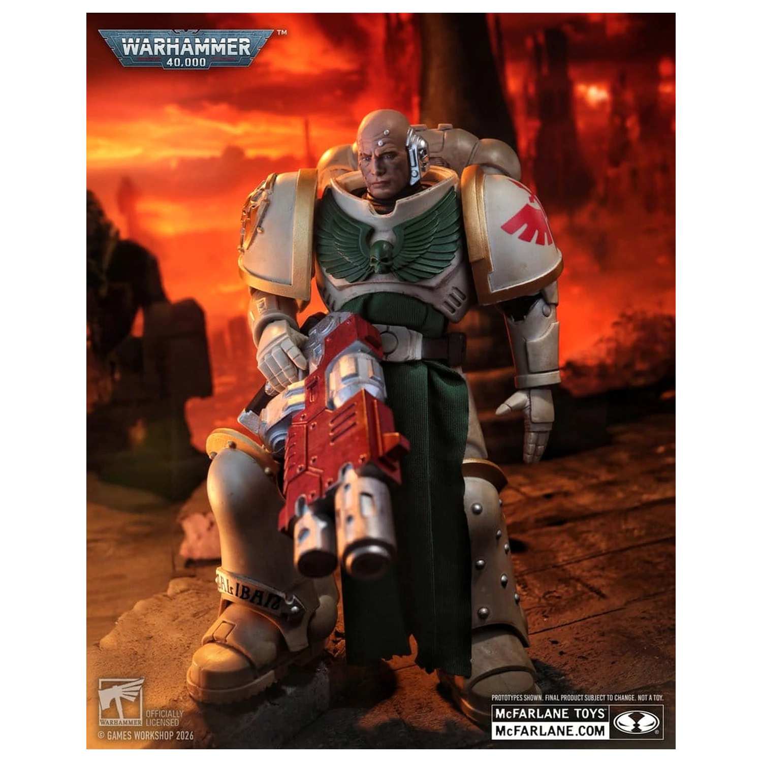 Warhammer 40,000 akciófigura Sternguard Veteran (Dark Angels) 18 cm termékfotó