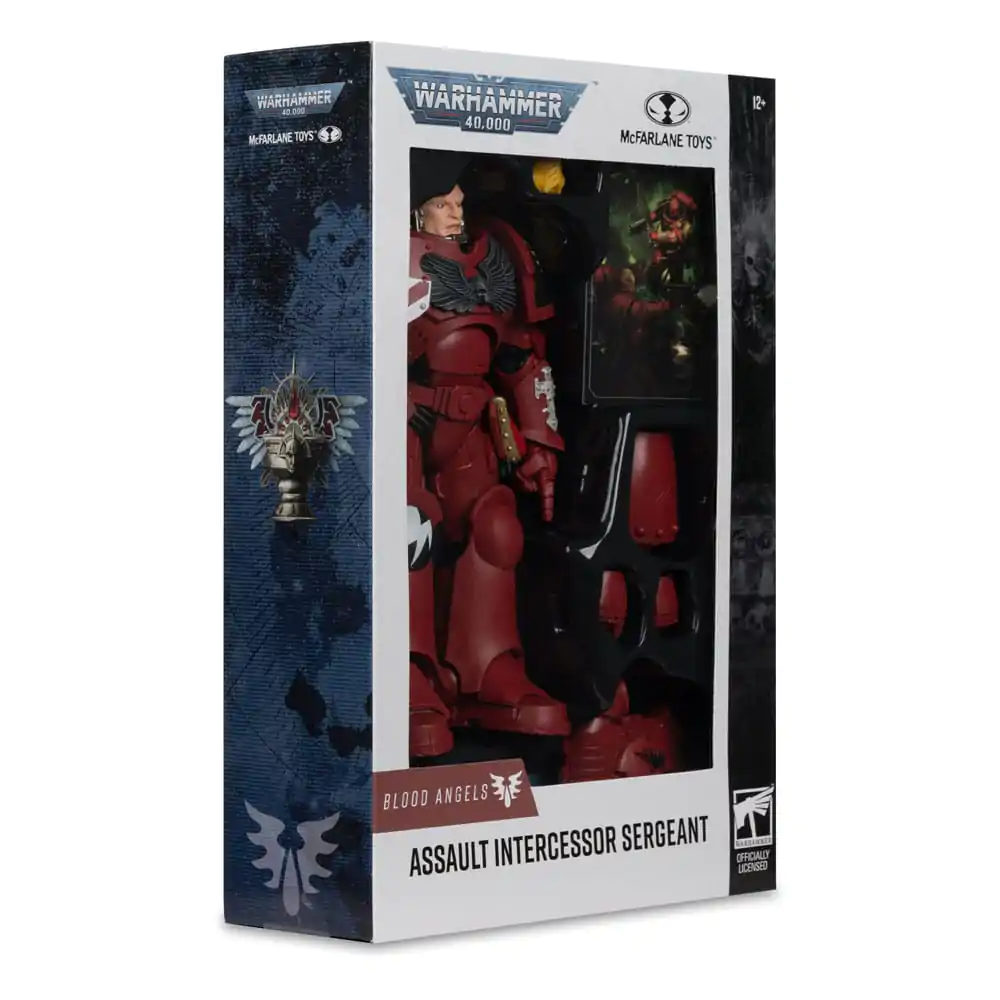 Warhammer 40,000 Assault Intercessor Sergeant (Blood Angel) akciófigura 18 cm termékfotó