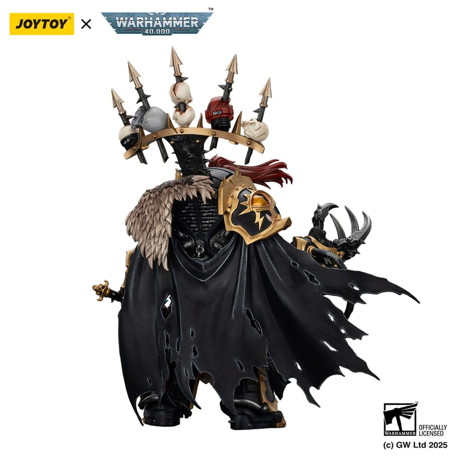 Warhammer 40,000 Black Legion Abaddon the Despoiler with Drach'nyen and the Talo akciófigura 16 cm termékfotó