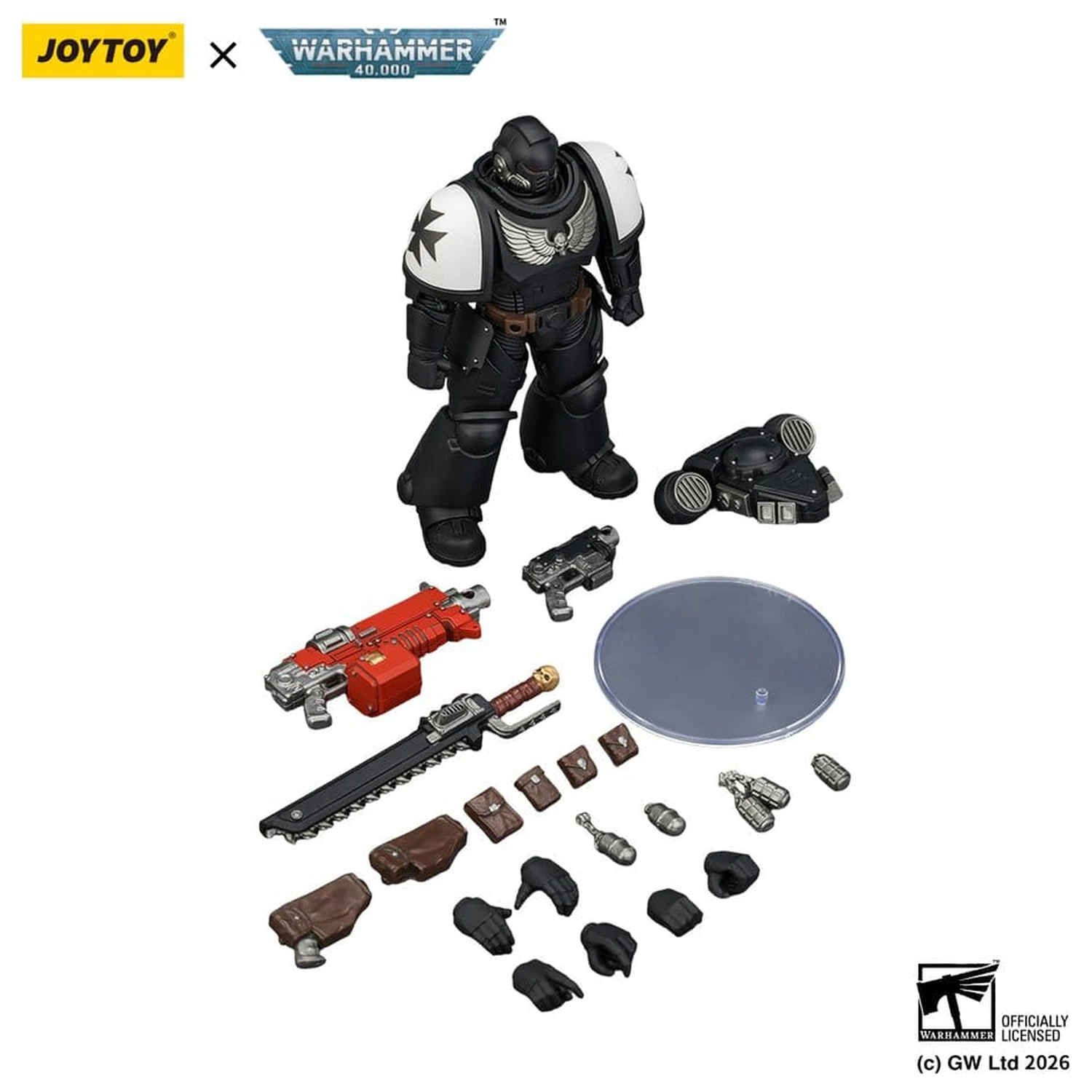 Warhammer 40,000 Black Templars Intercessor akciófigura 12 cm termékfotó