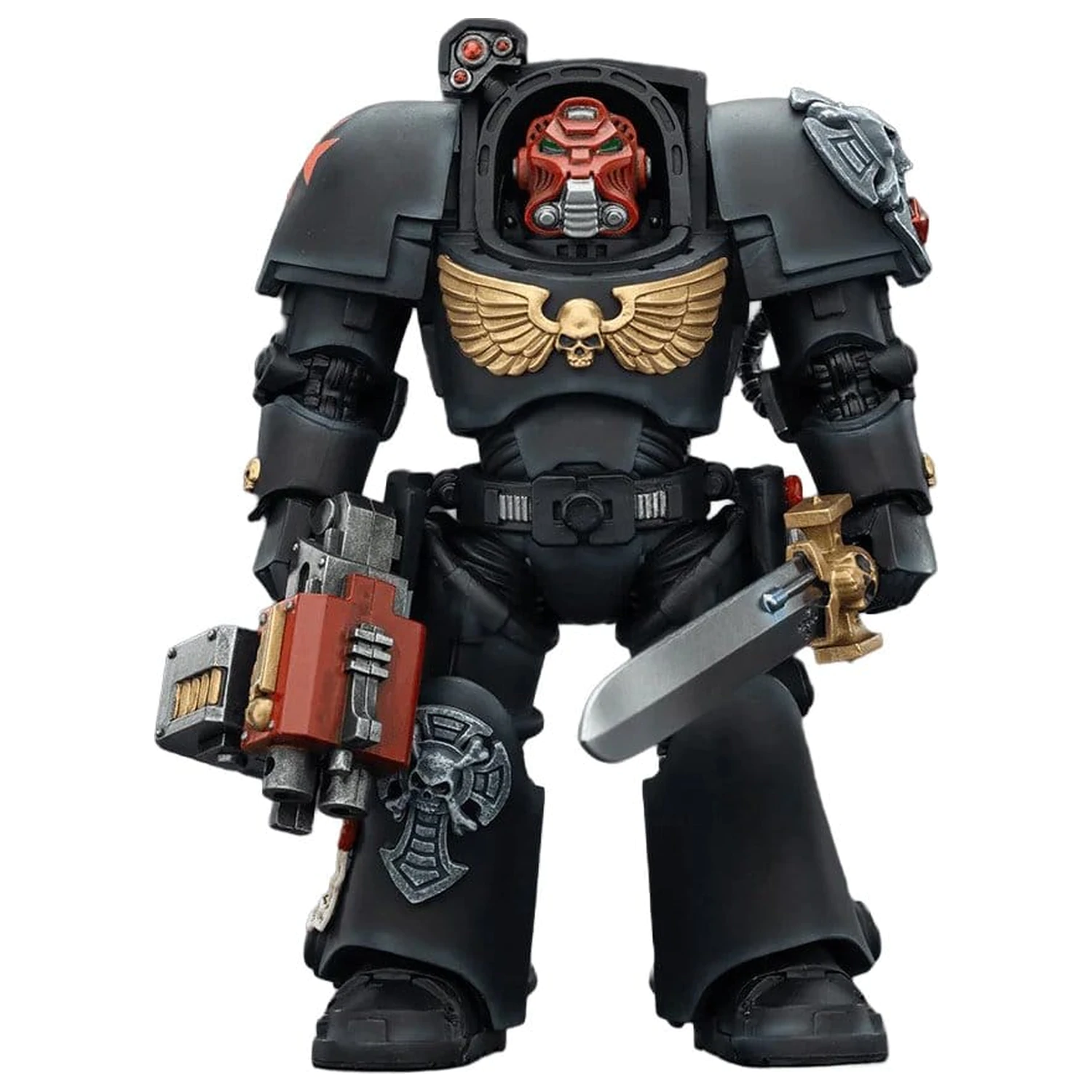 Warhammer 40,000 Black Templars Terminator 1 with Power Sword and Storm Bolter akciófigura 14 cm termékfotó