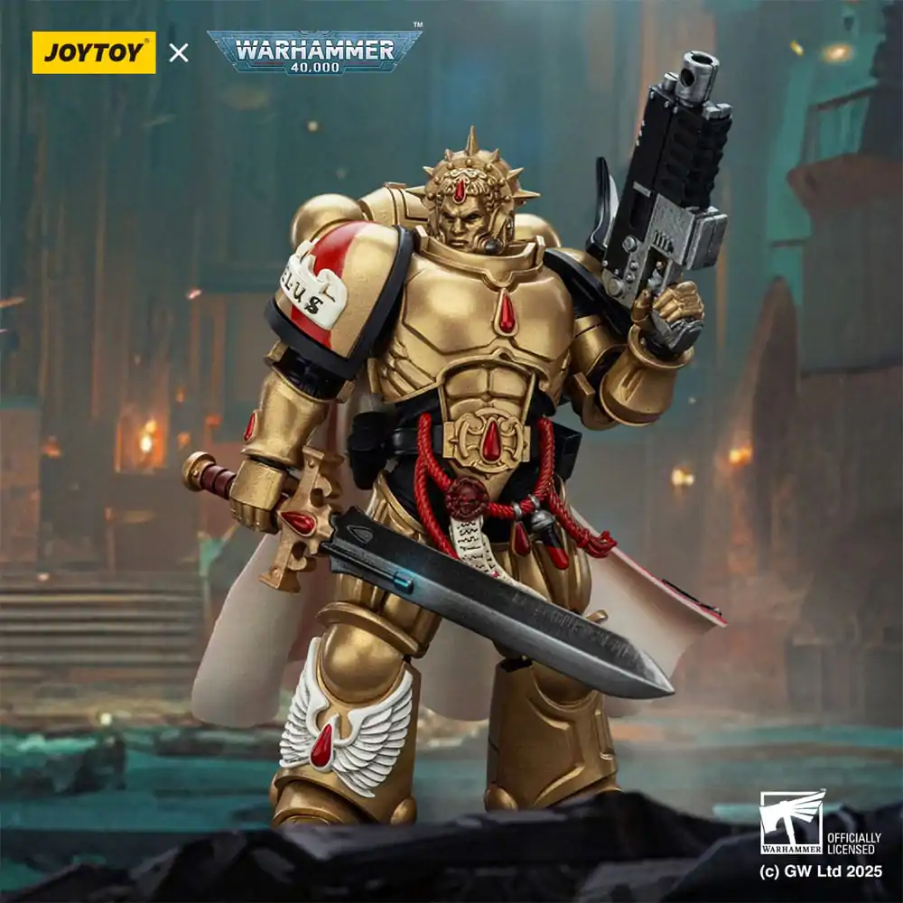 Warhammer 40,000: Combat Patrol Blood Angels Captain with Heavy Bolt Pistol & Power Sword akciófigura 20 cm termékfotó