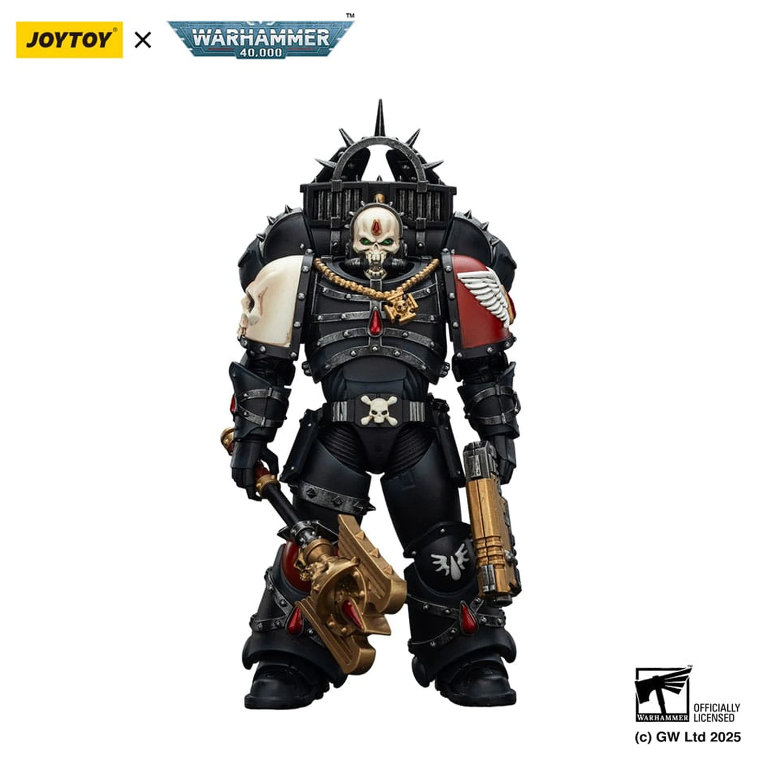 Warhammer 40,000: Combat Patrol Blood Angels Lemartes With Jump Pack Blood Crozius and Absolver Bolt Pistol akciófigura 12 cm termékfotó