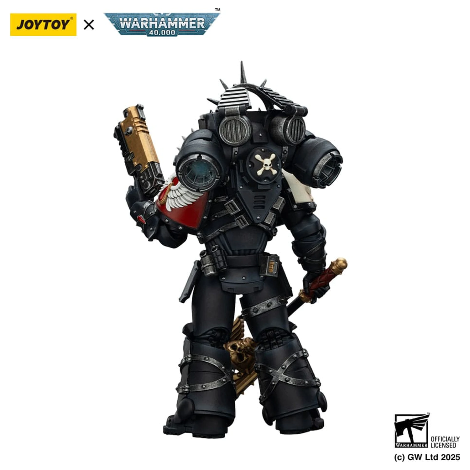 Warhammer 40,000: Combat Patrol Blood Angels Lemartes With Jump Pack Blood Crozius and Absolver Bolt Pistol akciófigura 12 cm termékfotó