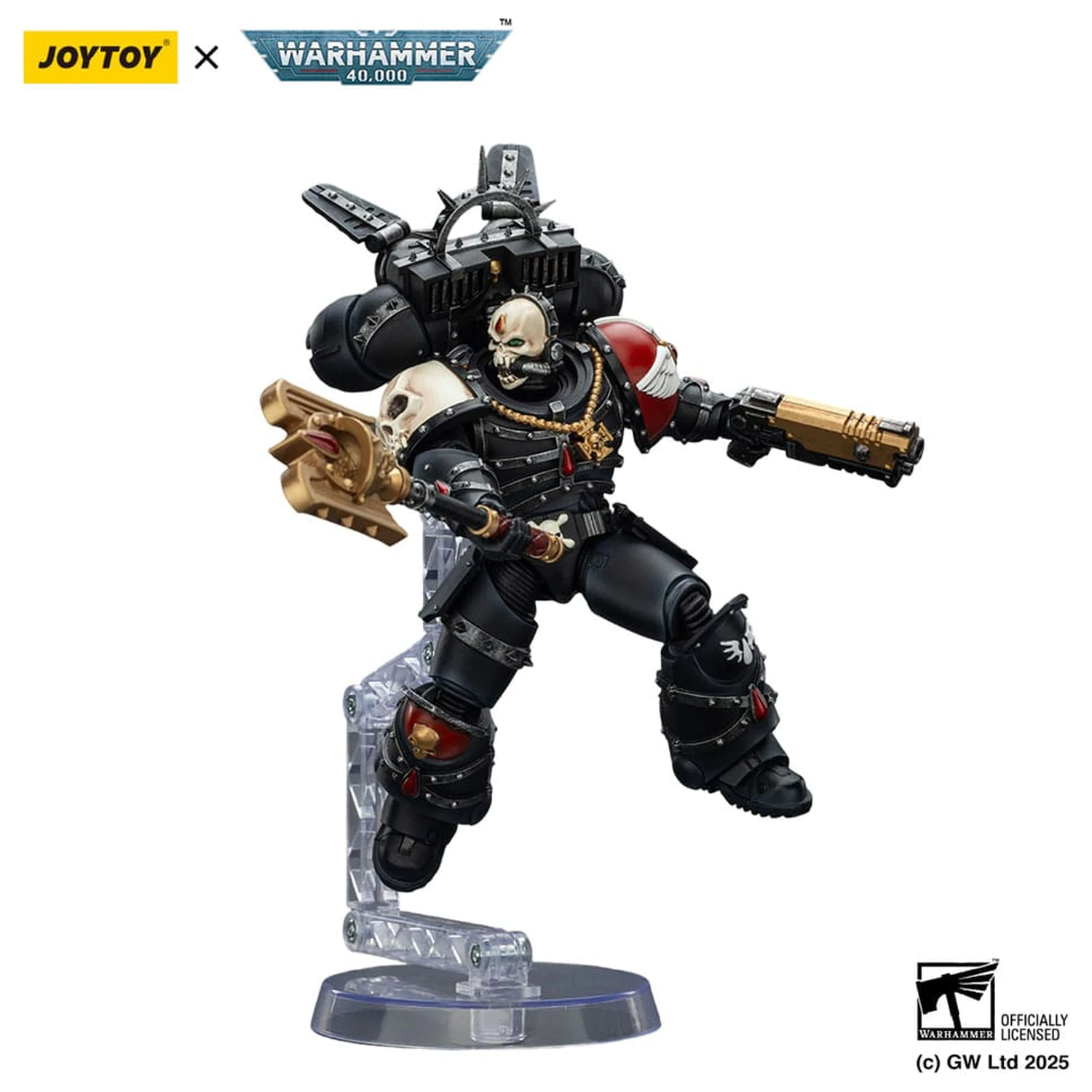Warhammer 40,000: Combat Patrol Blood Angels Lemartes With Jump Pack Blood Crozius and Absolver Bolt Pistol akciófigura 12 cm termékfotó
