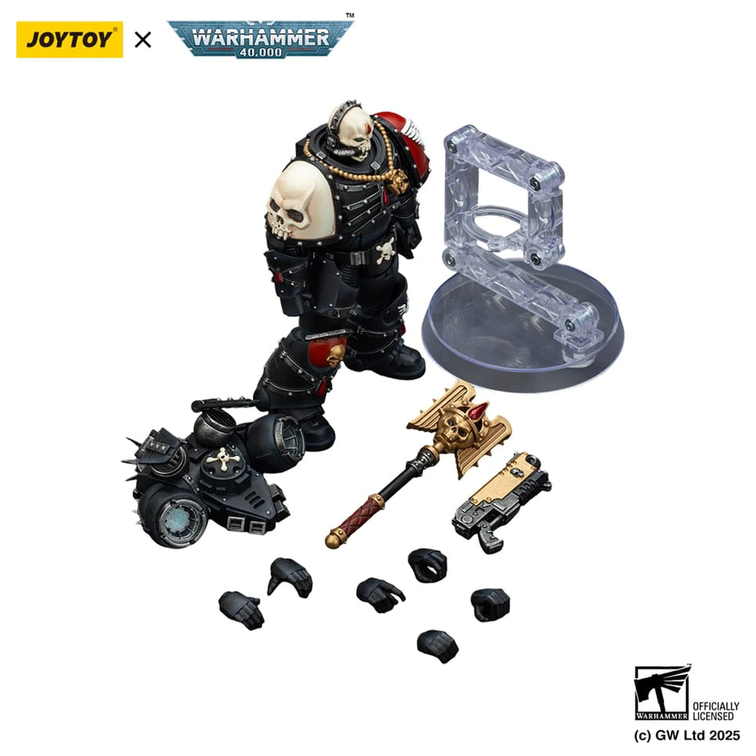 Warhammer 40,000: Combat Patrol Blood Angels Lemartes With Jump Pack Blood Crozius and Absolver Bolt Pistol akciófigura 12 cm termékfotó