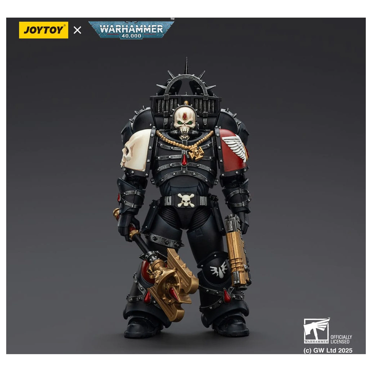 Warhammer 40,000: Combat Patrol Blood Angels Lemartes With Jump Pack Blood Crozius and Absolver Bolt Pistol akciófigura 12 cm termékfotó