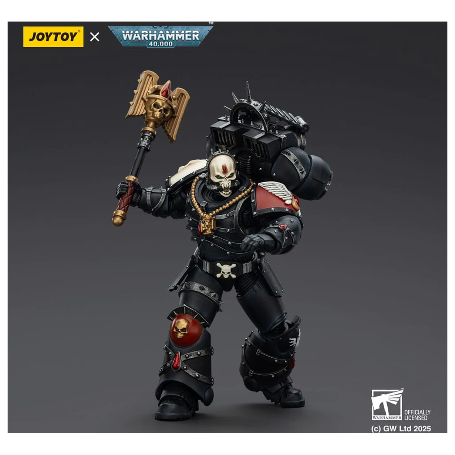 Warhammer 40,000: Combat Patrol Blood Angels Lemartes With Jump Pack Blood Crozius and Absolver Bolt Pistol akciófigura 12 cm termékfotó