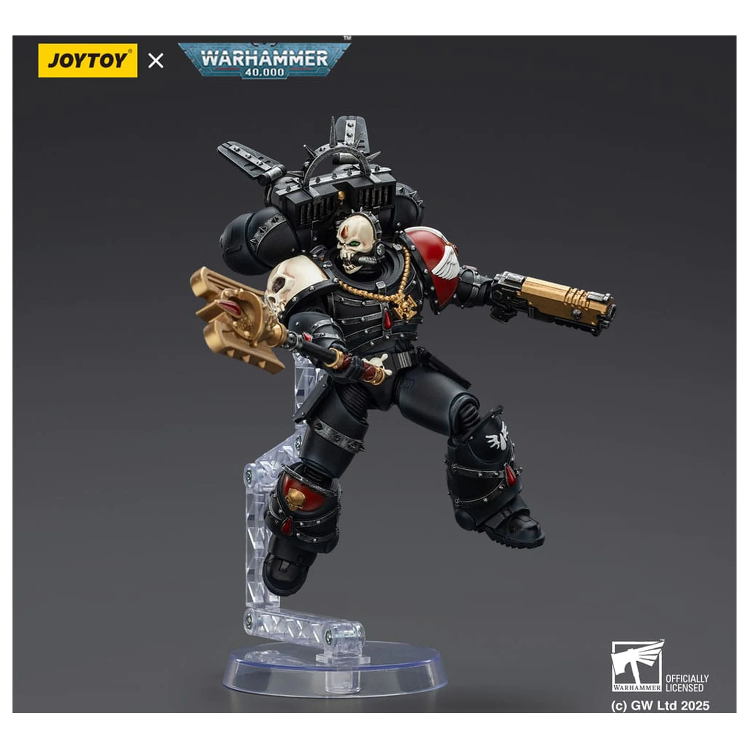 Warhammer 40,000: Combat Patrol Blood Angels Lemartes With Jump Pack Blood Crozius and Absolver Bolt Pistol akciófigura 12 cm termékfotó