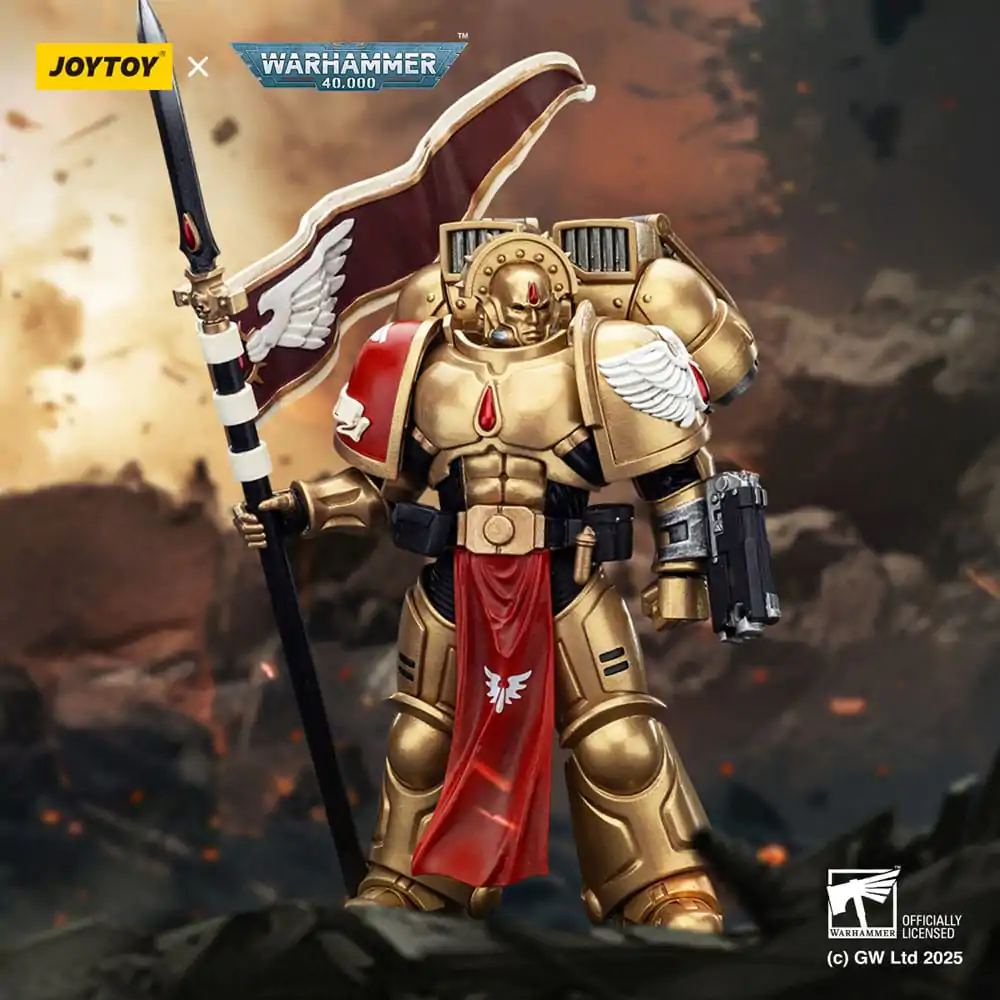 Warhammer 40,000: Combat Patrol Blood Angels Sanguinary Guard 3 with Angelus Boltgun and Encarmine Spear akciófigura 20 cm termékfotó