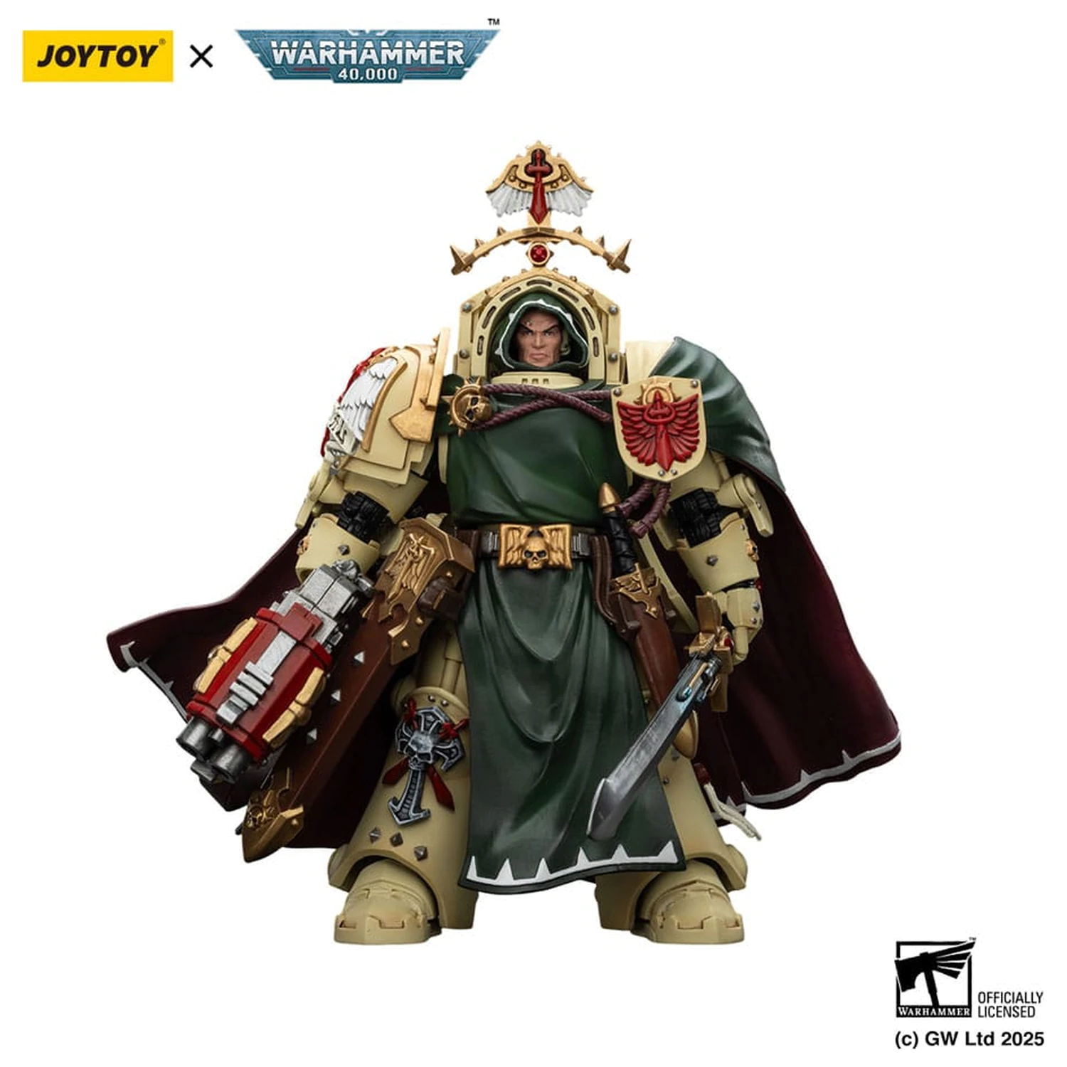 Warhammer 40,000: Dark Angels Belial Grand Master of The Deathwing With the Sword of Silence and Storm Bolter akciófigura 14 cm termékfotó