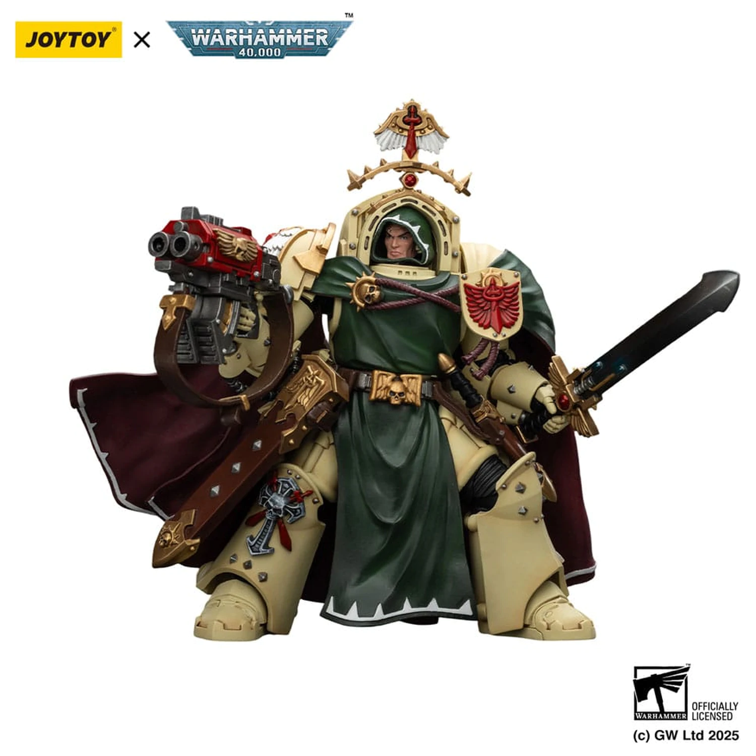Warhammer 40,000: Dark Angels Belial Grand Master of The Deathwing With the Sword of Silence and Storm Bolter akciófigura 14 cm termékfotó