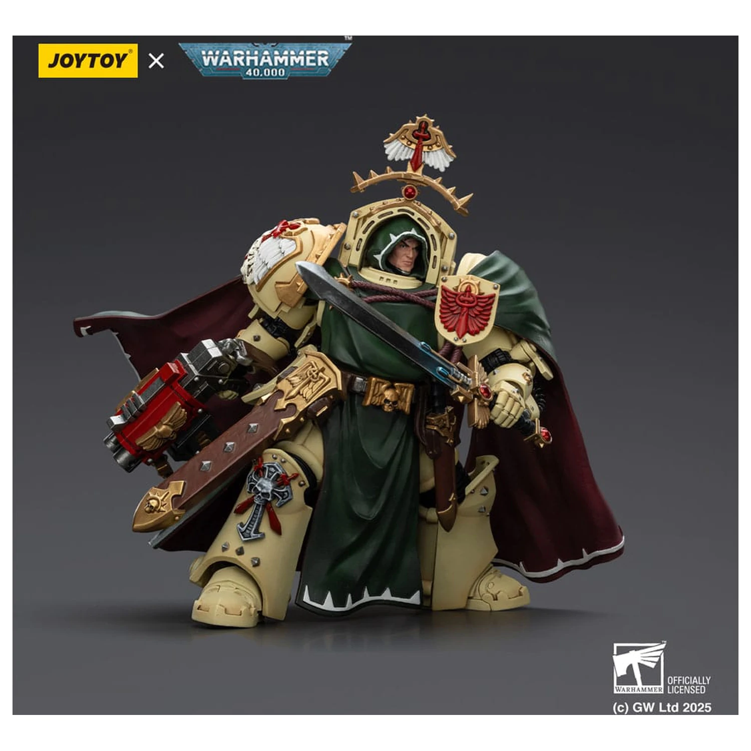 Warhammer 40,000: Dark Angels Belial Grand Master of The Deathwing With the Sword of Silence and Storm Bolter akciófigura 14 cm termékfotó