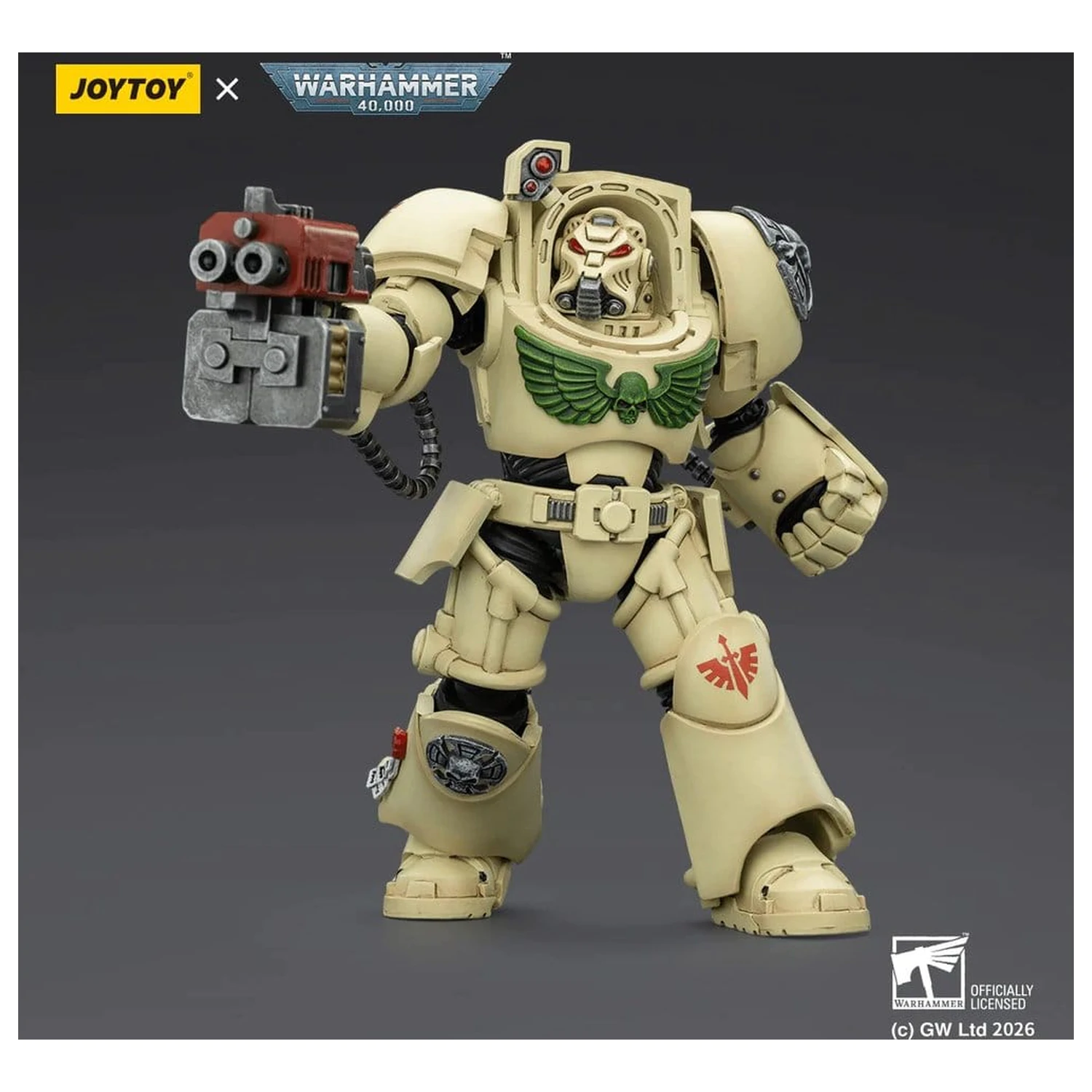 Warhammer 40,000 Dark Angels Deathwing Terminator 2 with Power Fist and Storm Bolter akciófigura 14 cm termékfotó