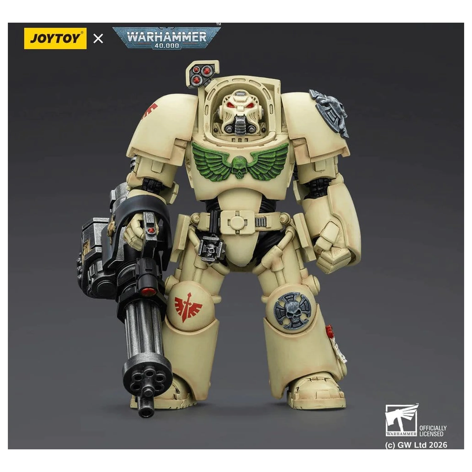 Warhammer 40,000 Dark Angels Deathwing Terminator 3 with Power Fist and Assault Cannon akciófigura 14 cm termékfotó