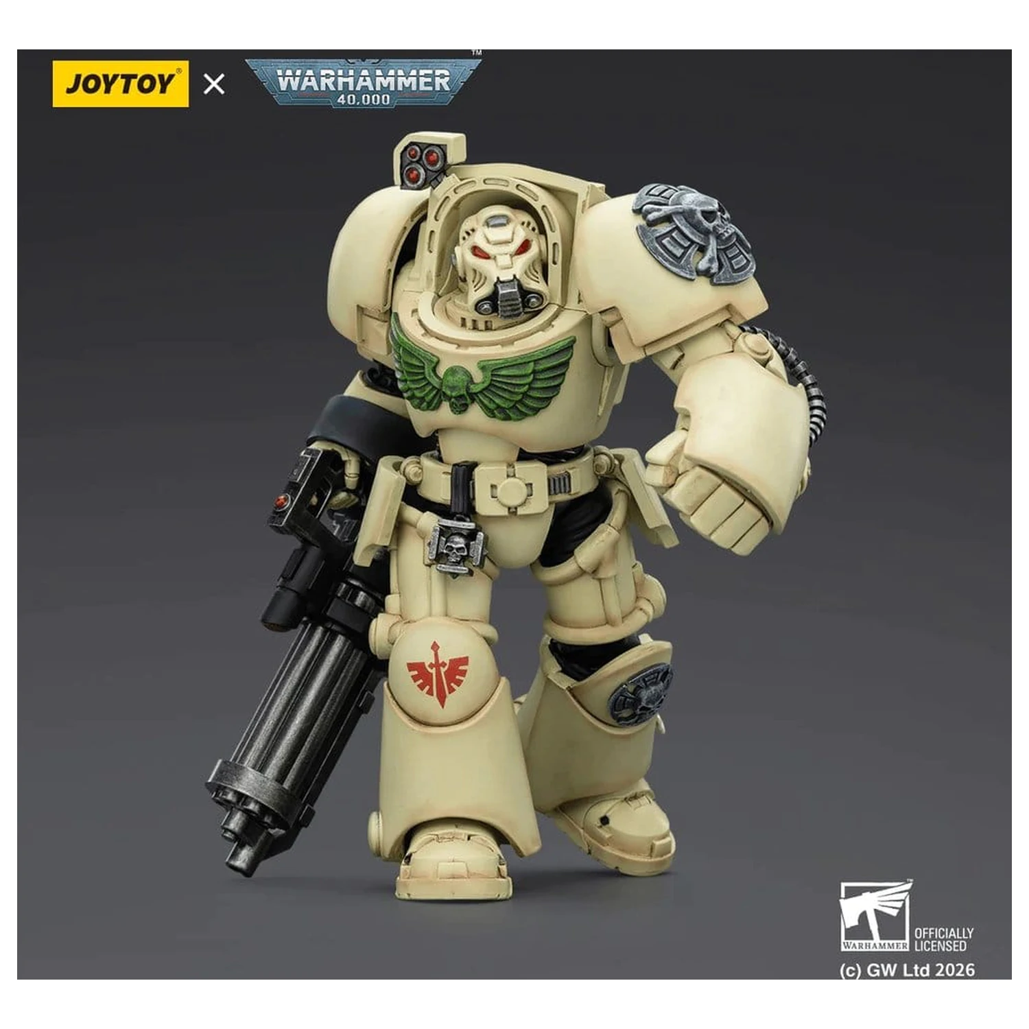 Warhammer 40,000 Dark Angels Deathwing Terminator 3 with Power Fist and Assault Cannon akciófigura 14 cm termékfotó