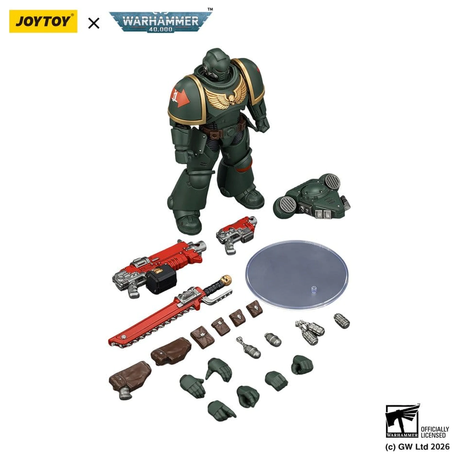 Warhammer 40,000 Dark Angels Intercessor akciófigura 12 cm termékfotó