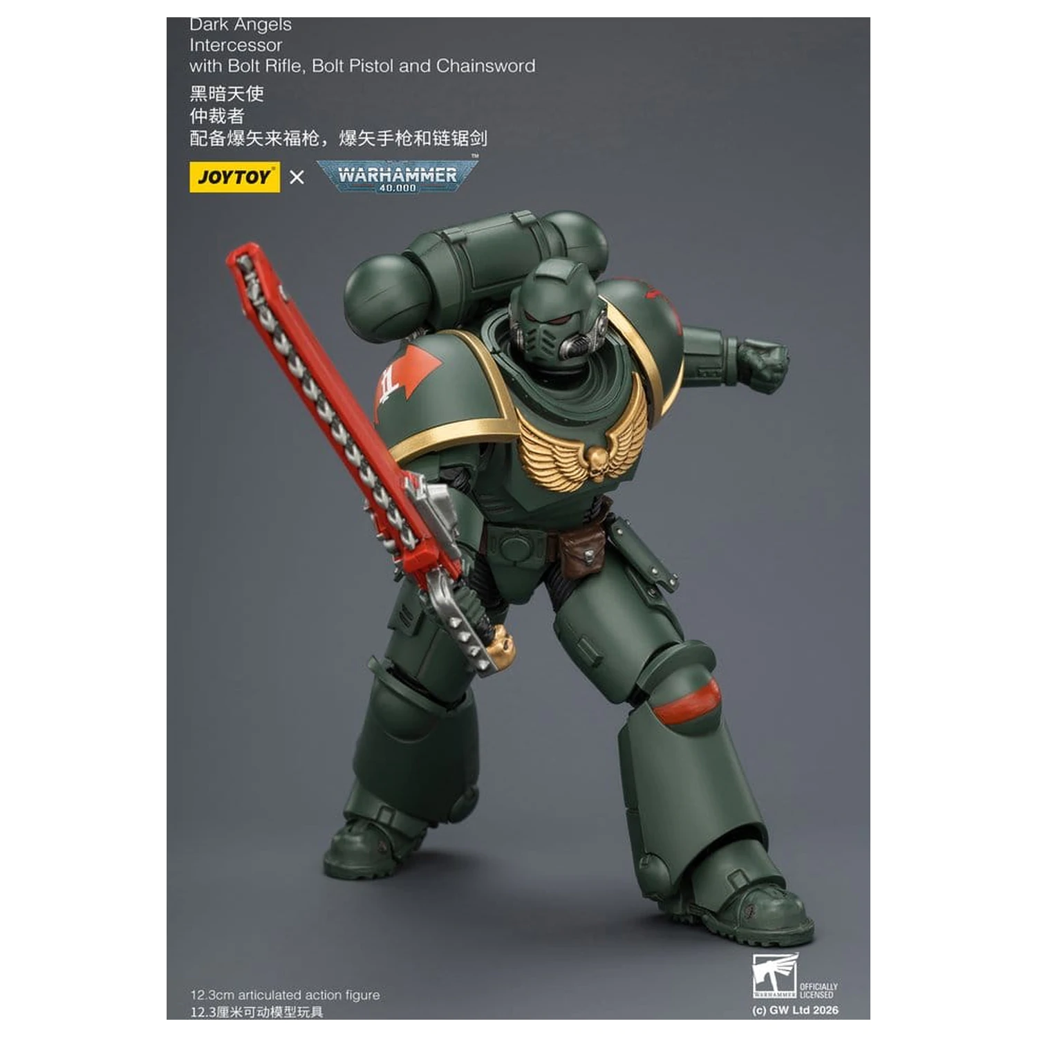 Warhammer 40,000 Dark Angels Intercessor akciófigura 12 cm termékfotó