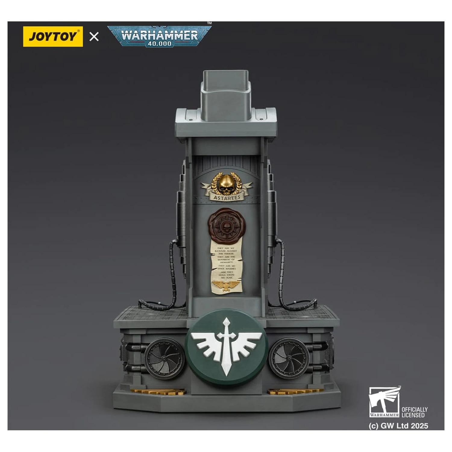 Warhammer 40,000: Dark Angels MkX sisak és állvány 44 cm termékfotó