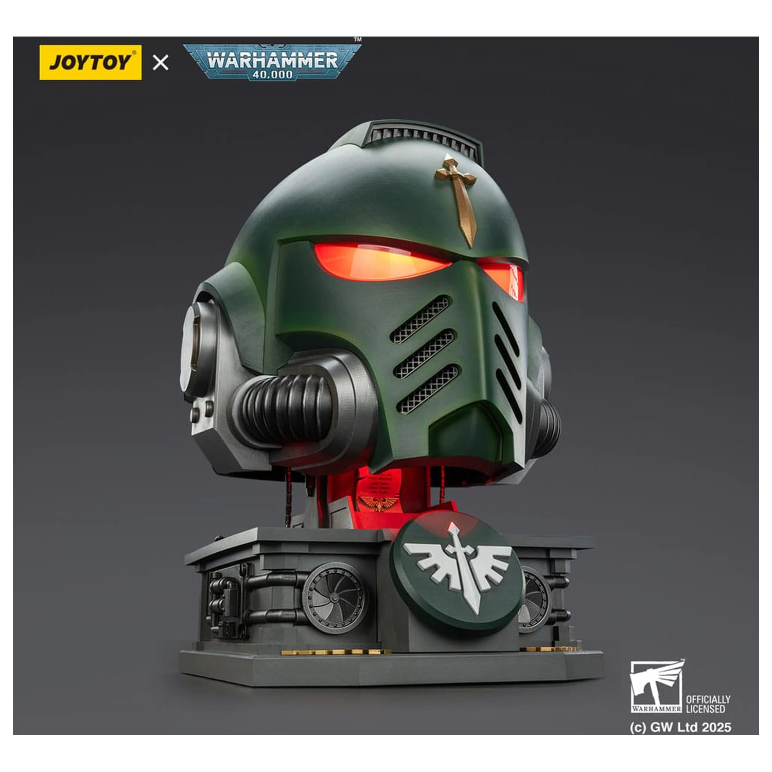 Warhammer 40,000: Dark Angels MkX sisak és állvány 44 cm termékfotó