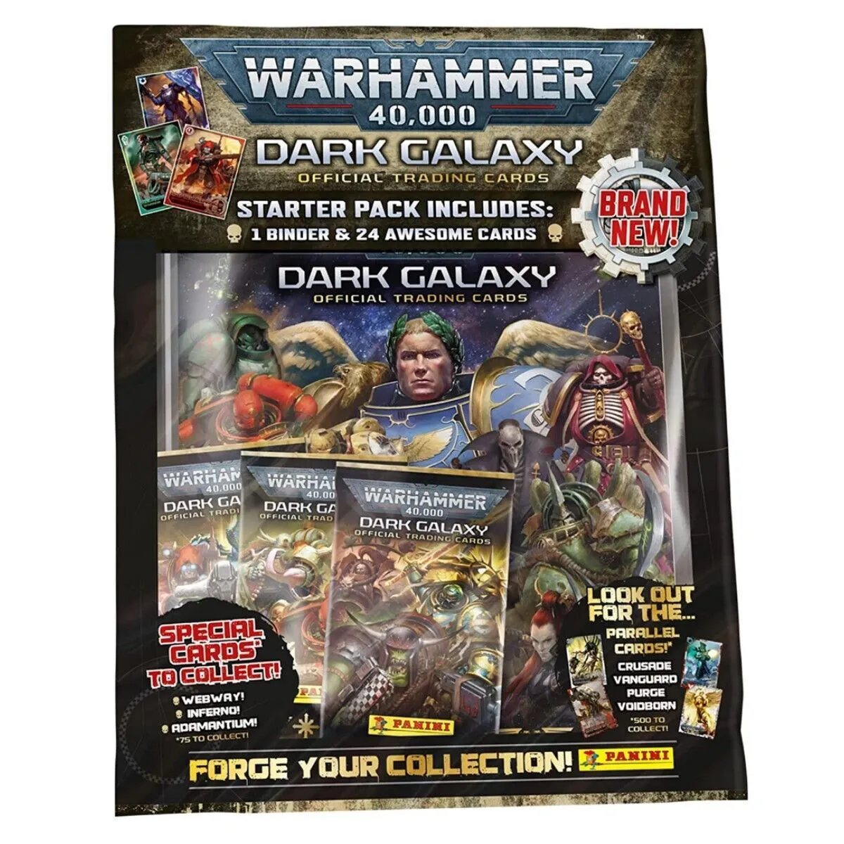 Warhammer 40.000 Dark Galaxy Trading Cards Starter Pack angol nyelvű termékfotó