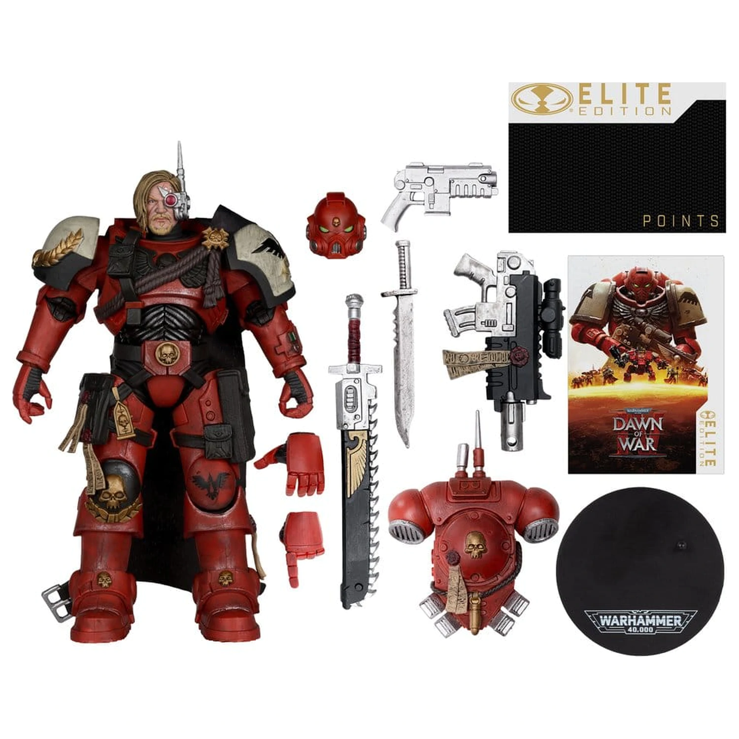 Warhammer 40,000 Dawn of War McFarlane Elite Edition akciófigura Captain Cyrus (Dawn of War 4) 20 cm termékfotó
