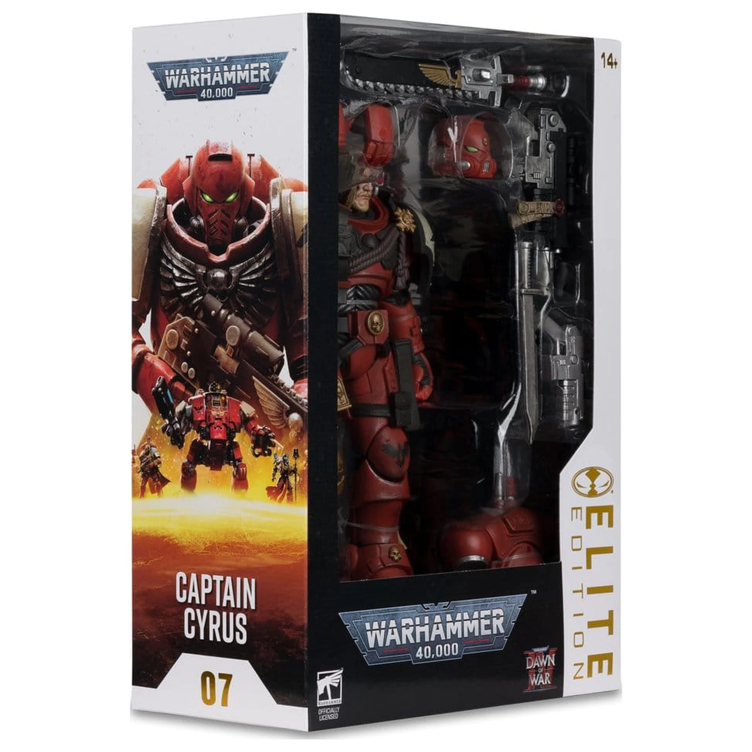 Warhammer 40,000 Dawn of War McFarlane Elite Edition akciófigura Captain Cyrus (Dawn of War 4) 20 cm termékfotó