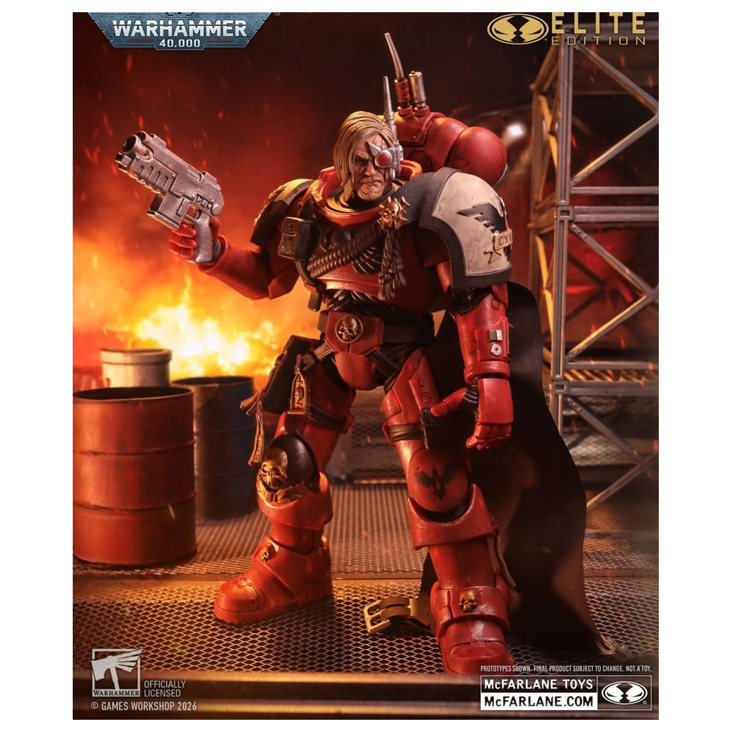 Warhammer 40,000 Dawn of War McFarlane Elite Edition akciófigura Captain Cyrus (Dawn of War 4) 20 cm termékfotó