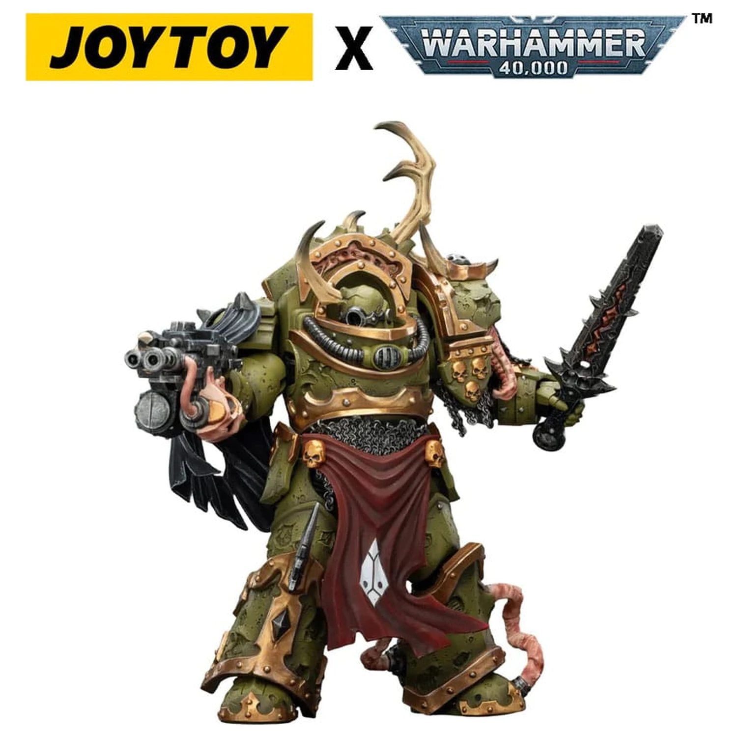Warhammer 40,000 Death Guard Blightlord Terminator 3 with Combi-bolter and Bubotic Blade akciófigura 14 cm termékfotó