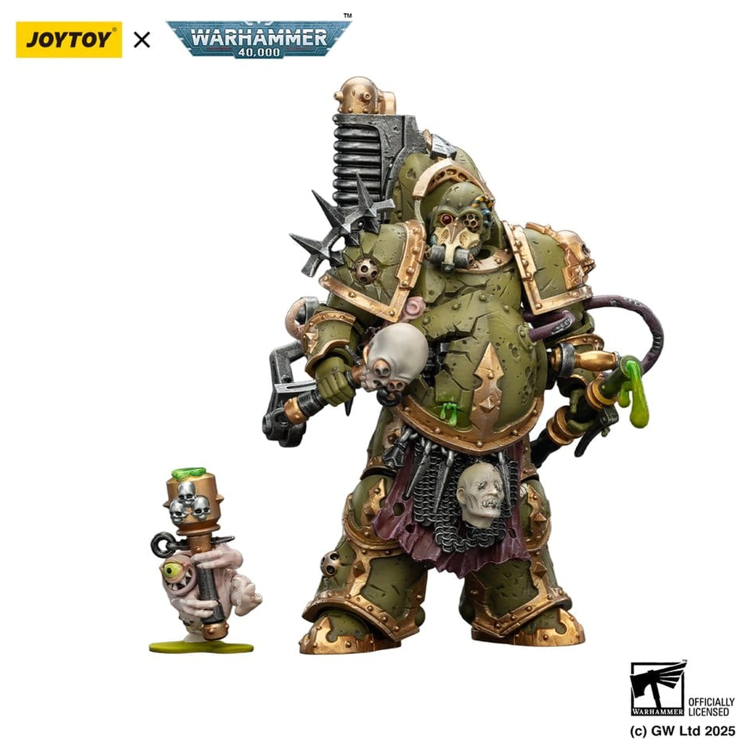 Warhammer 40,000 Death Guard Foul Blight spawn with Plague Sprayer akciófigura 12 cm termékfotó