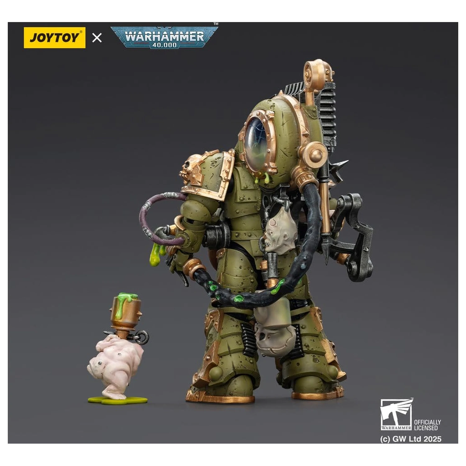 Warhammer 40,000 Death Guard Foul Blight spawn with Plague Sprayer akciófigura 12 cm termékfotó