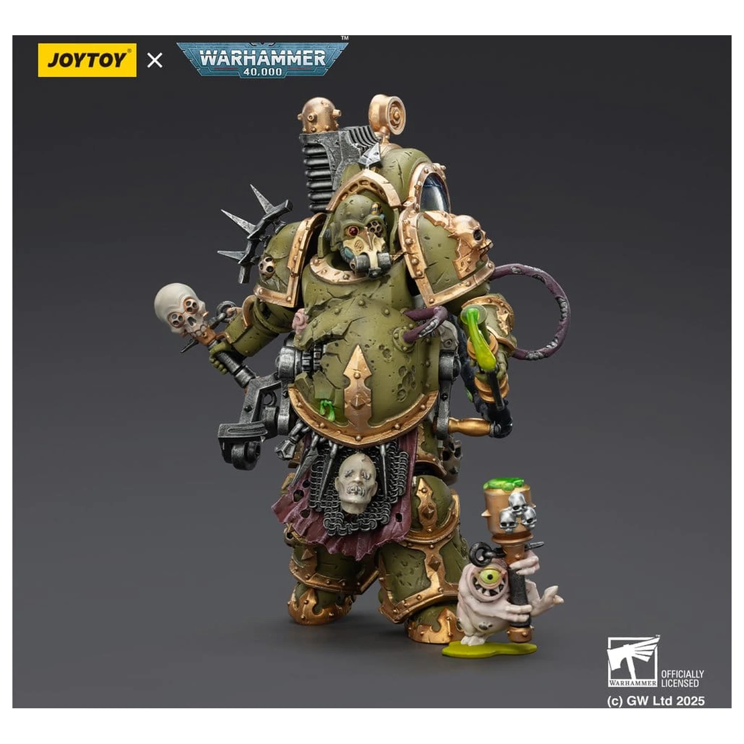 Warhammer 40,000 Death Guard Foul Blight spawn with Plague Sprayer akciófigura 12 cm termékfotó