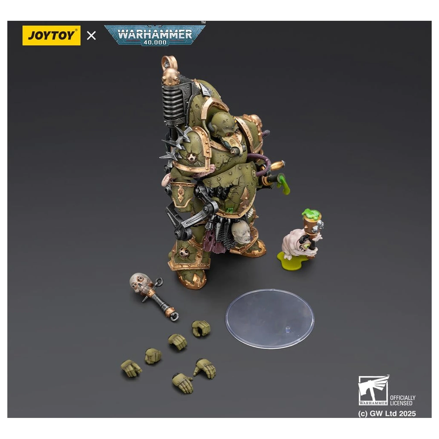 Warhammer 40,000 Death Guard Foul Blight spawn with Plague Sprayer akciófigura 12 cm termékfotó
