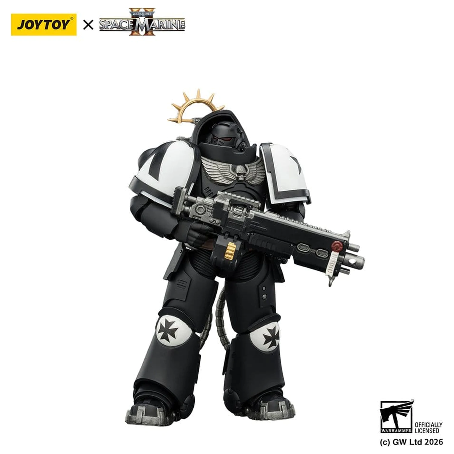 Warhammer 40,000 Game Edition Black Templars Heavy Intercessor akciófigura 13 cm termékfotó
