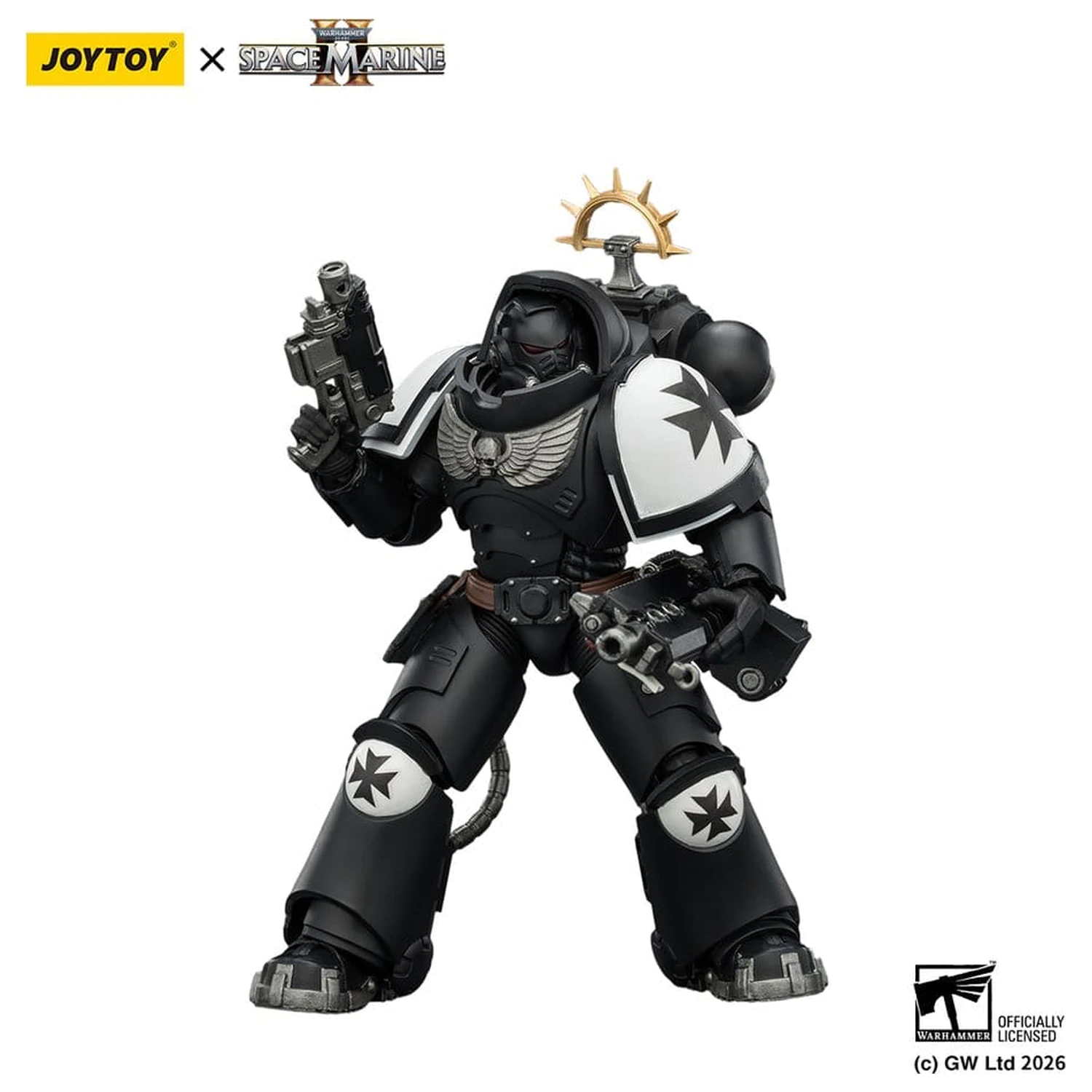 Warhammer 40,000 Game Edition Black Templars Heavy Intercessor akciófigura 13 cm termékfotó