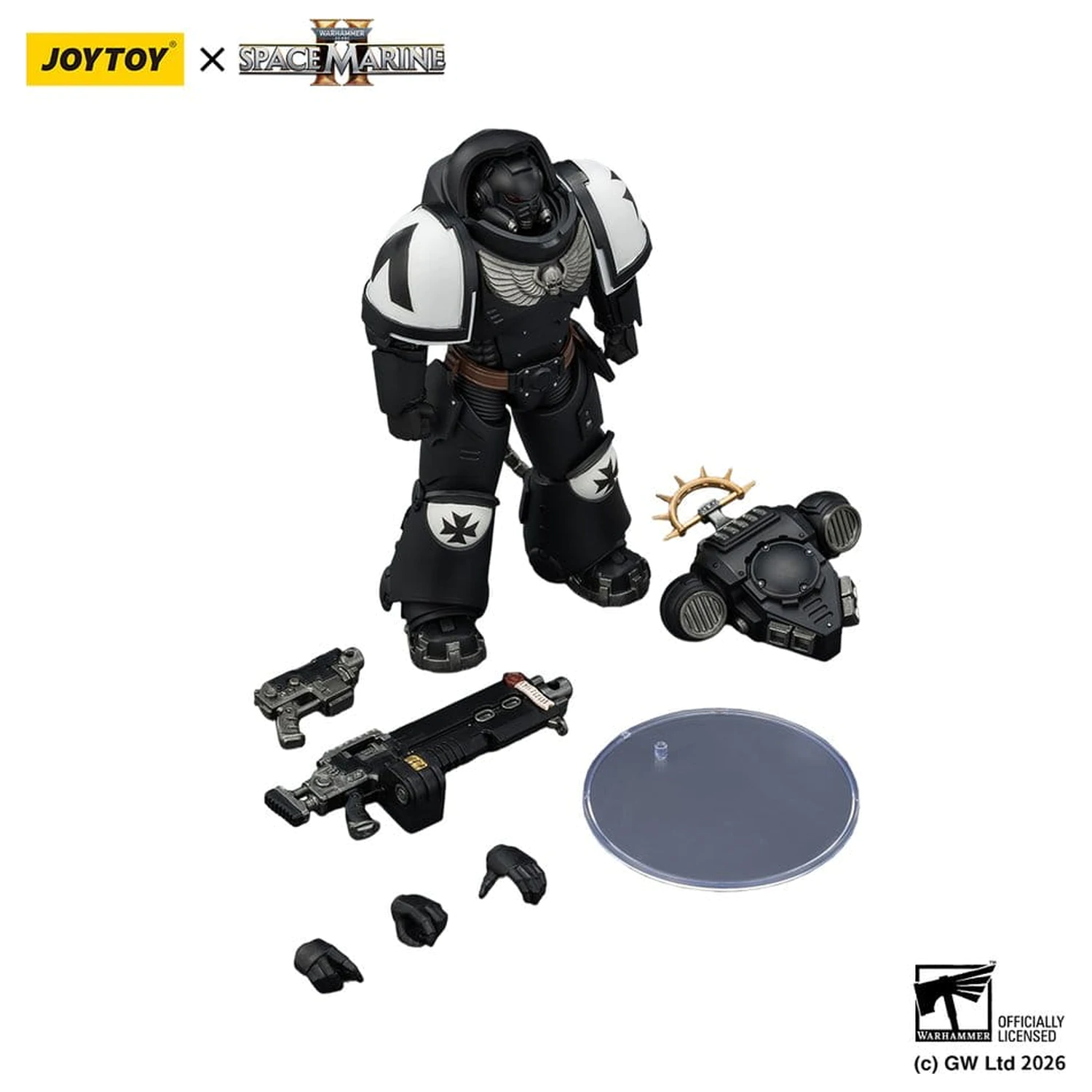 Warhammer 40,000 Game Edition Black Templars Heavy Intercessor akciófigura 13 cm termékfotó