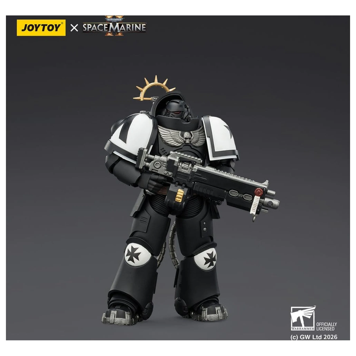 Warhammer 40,000 Game Edition Black Templars Heavy Intercessor akciófigura 13 cm termékfotó