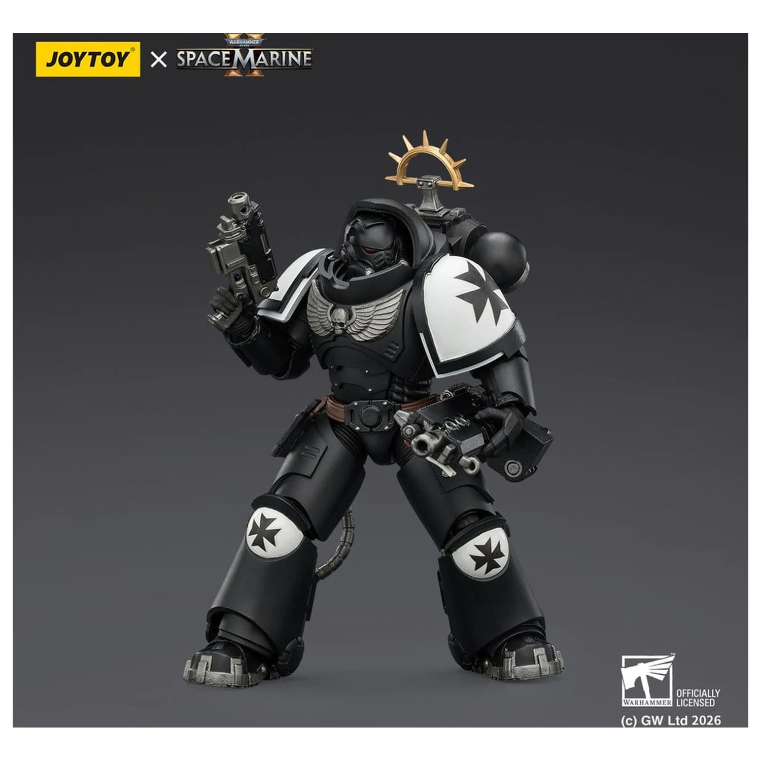 Warhammer 40,000 Game Edition Black Templars Heavy Intercessor akciófigura 13 cm termékfotó