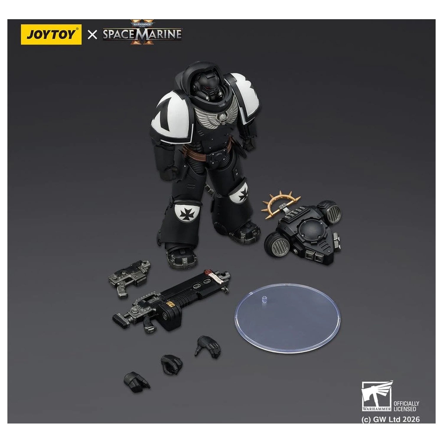 Warhammer 40,000 Game Edition Black Templars Heavy Intercessor akciófigura 13 cm termékfotó
