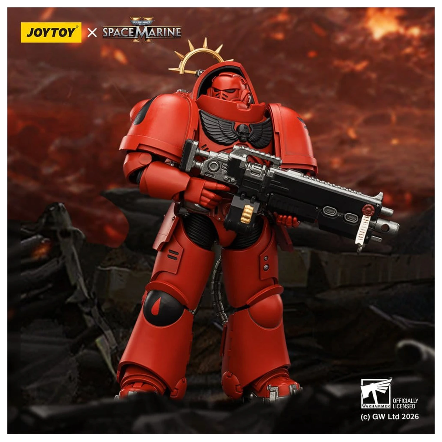 Warhammer 40,000 Game Edition Blood Angels Heavy Intercessor akciófigura 13 cm termékfotó