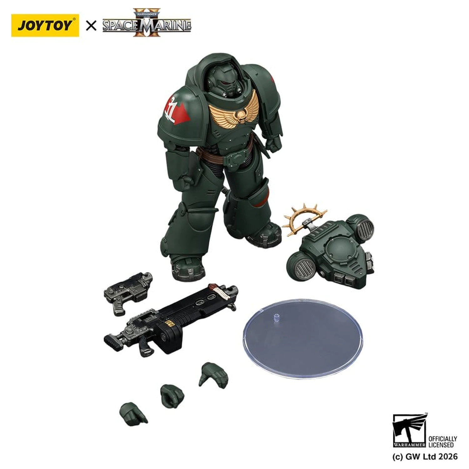 Warhammer 40,000 Game Edition Dark Angels Heavy Intercessor akciófigura 13 cm termékfotó