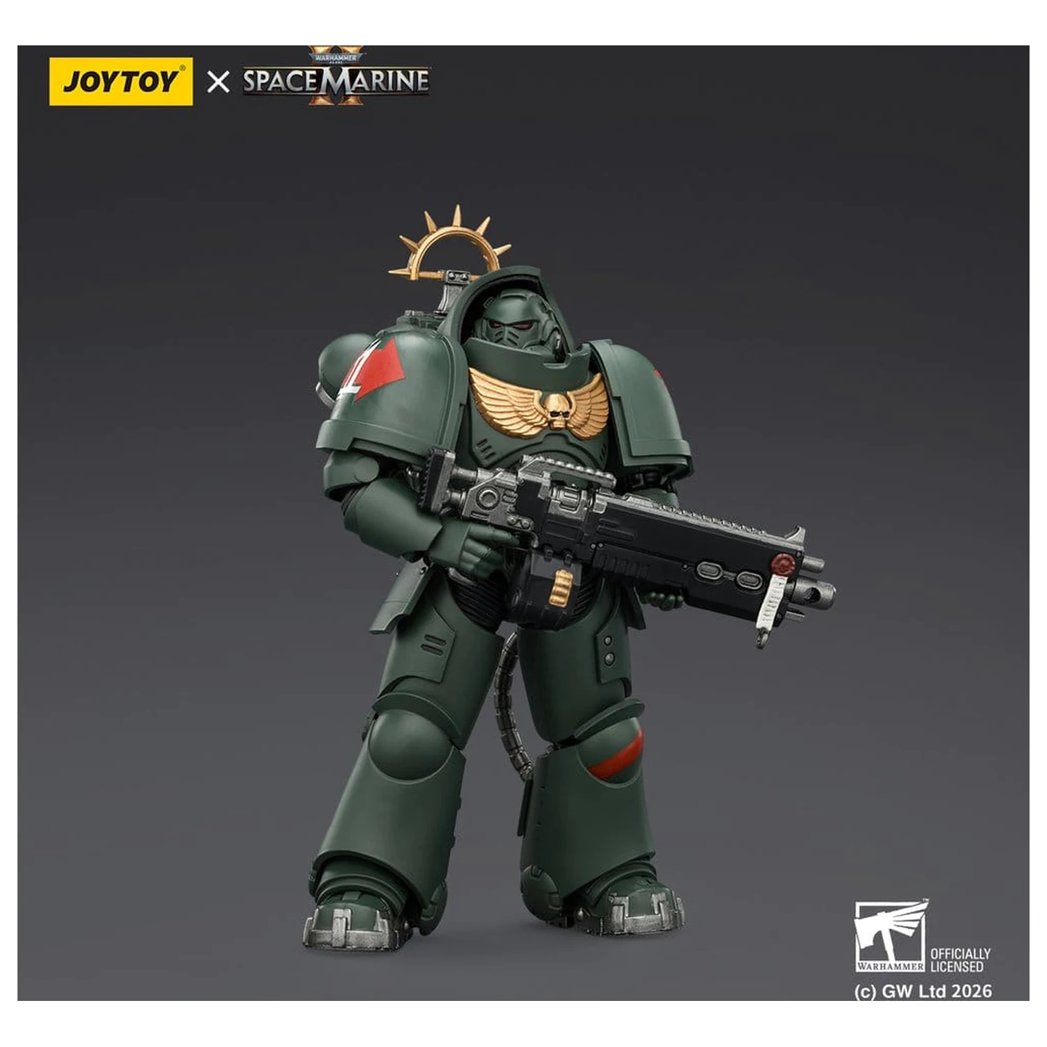 Warhammer 40,000 Game Edition Dark Angels Heavy Intercessor akciófigura 13 cm termékfotó