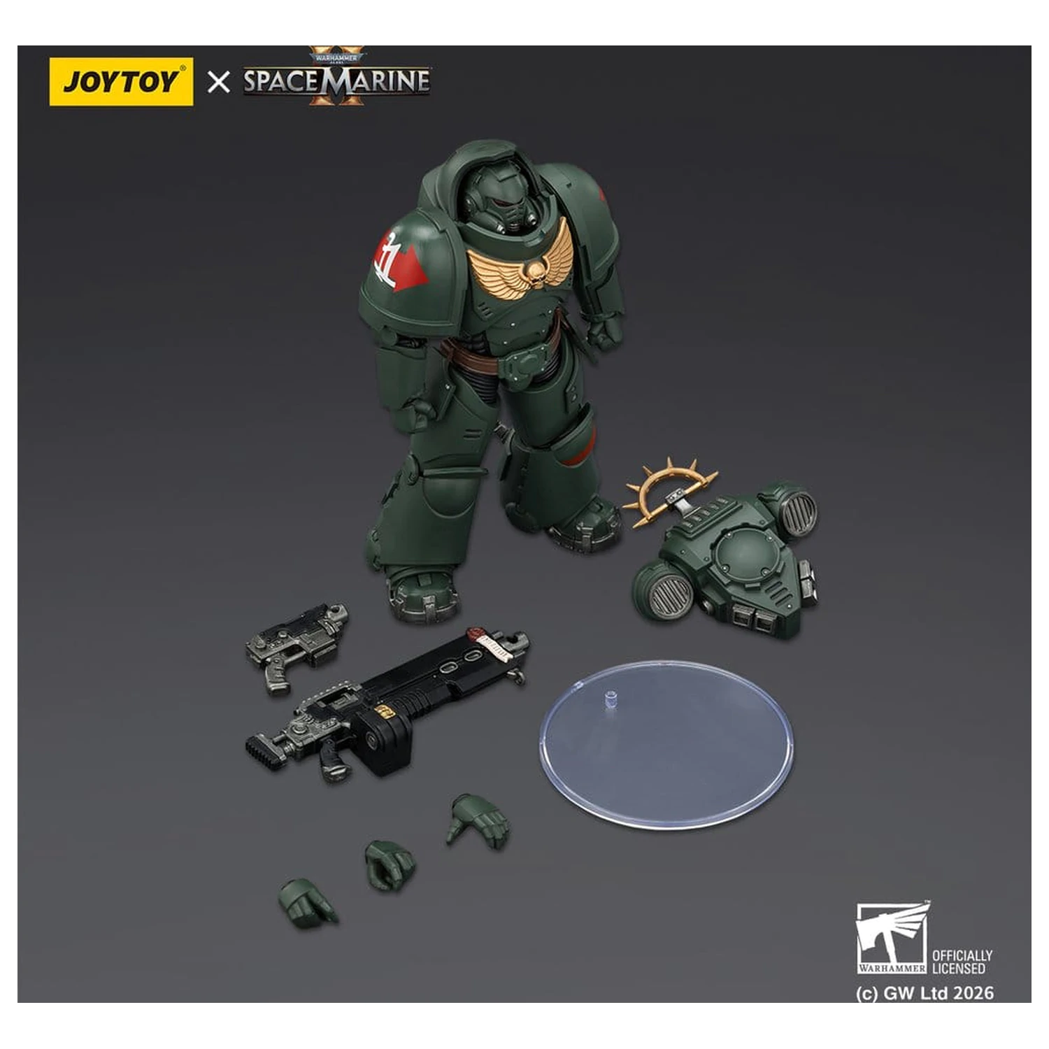 Warhammer 40,000 Game Edition Dark Angels Heavy Intercessor akciófigura 13 cm termékfotó