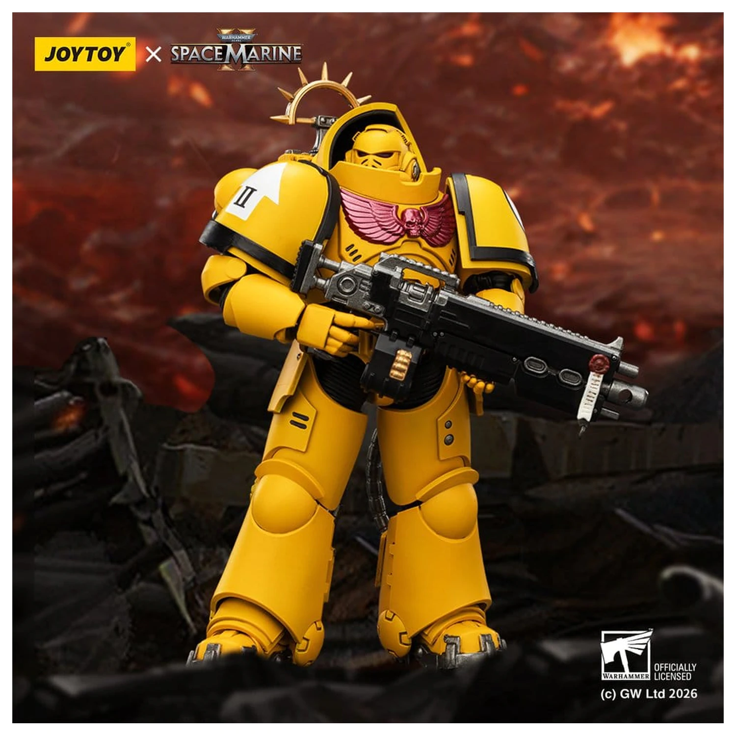 Warhammer 40,000 Game Edition Imperial Fists Heavy Intercessor akciófigura 13 cm termékfotó
