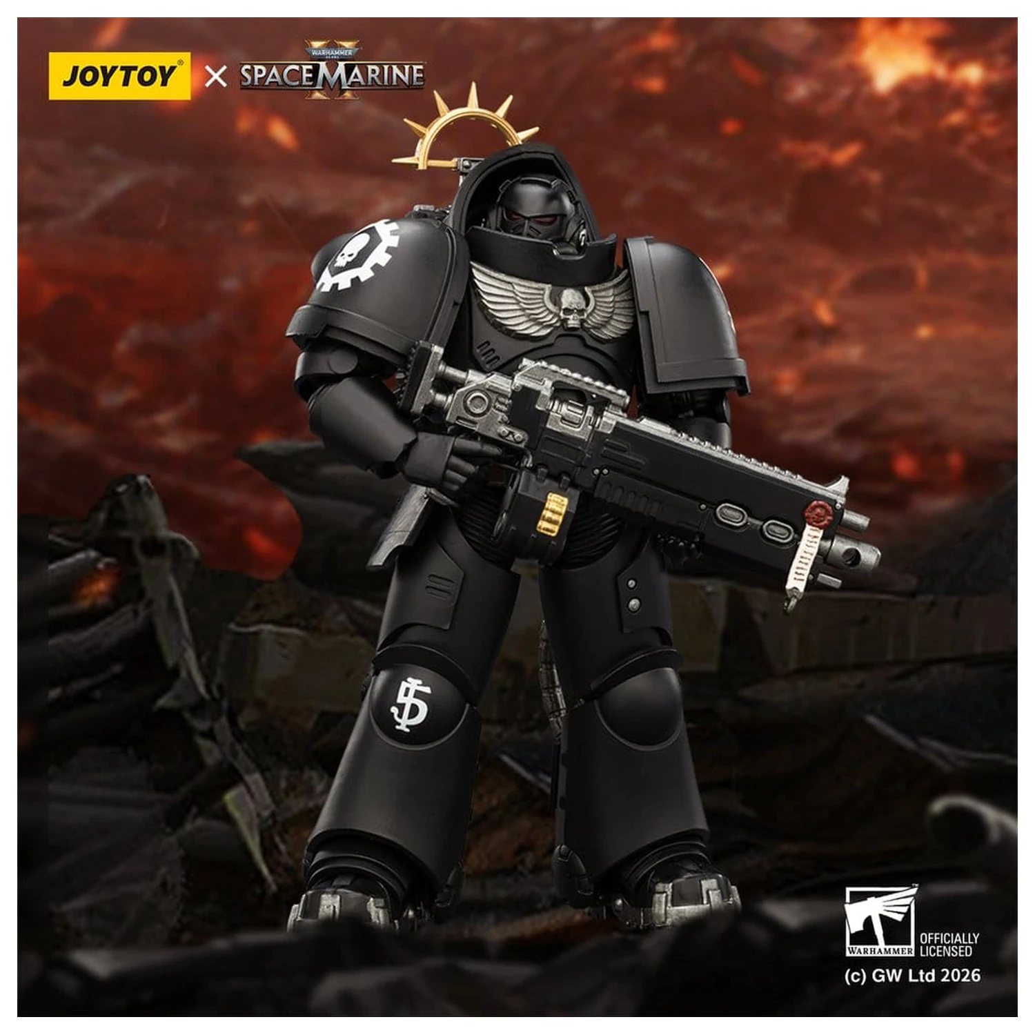 Warhammer 40,000 Game Edition Iron Hands Heavy Intercessor akciófigura 13 cm termékfotó