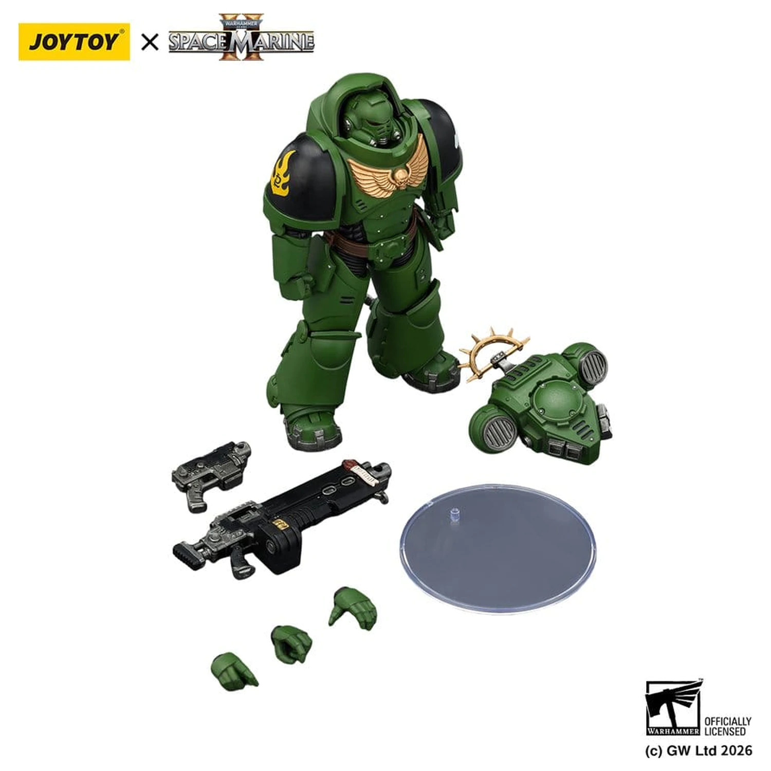 Warhammer 40,000 Game Edition Salamanders Heavy Intercessor akciófigura 13 cm termékfotó