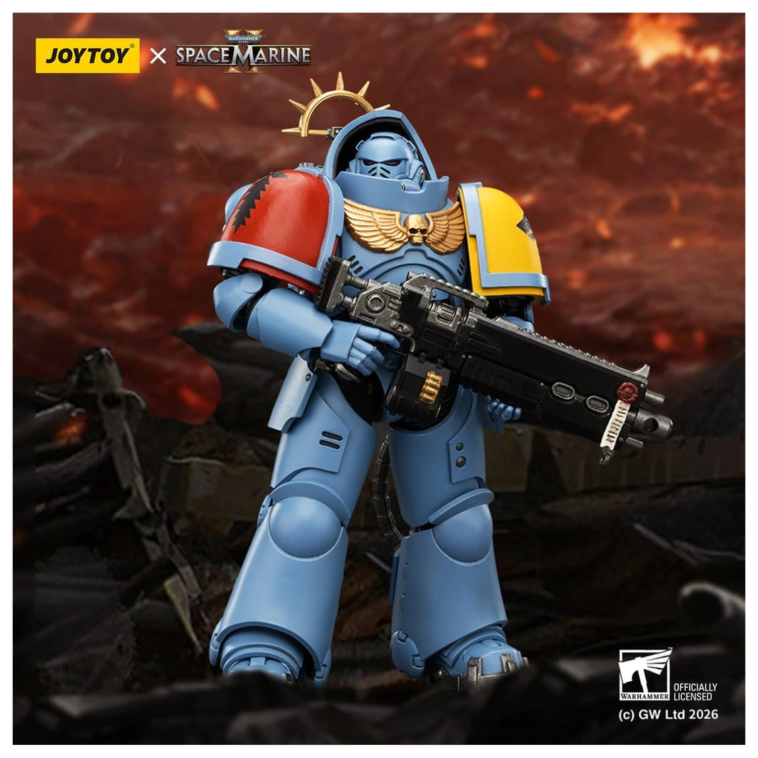 Warhammer 40,000 Game Edition Space Wolves Heavy Intercessor akciófigura 13 cm termékfotó