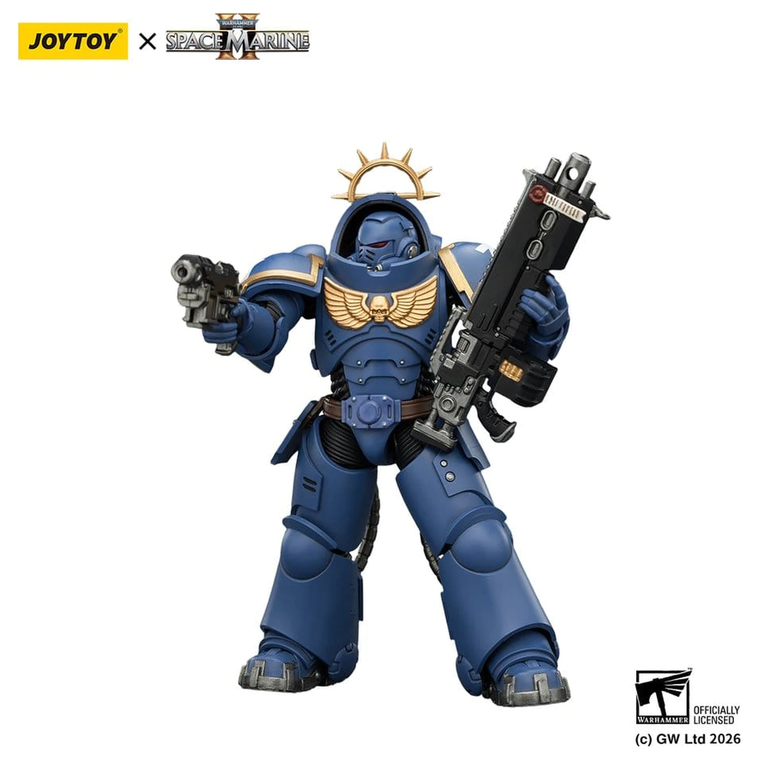 Warhammer 40,000 Game Edition Ultramarines Heavy Intercessor akciófigura 13 cm termékfotó