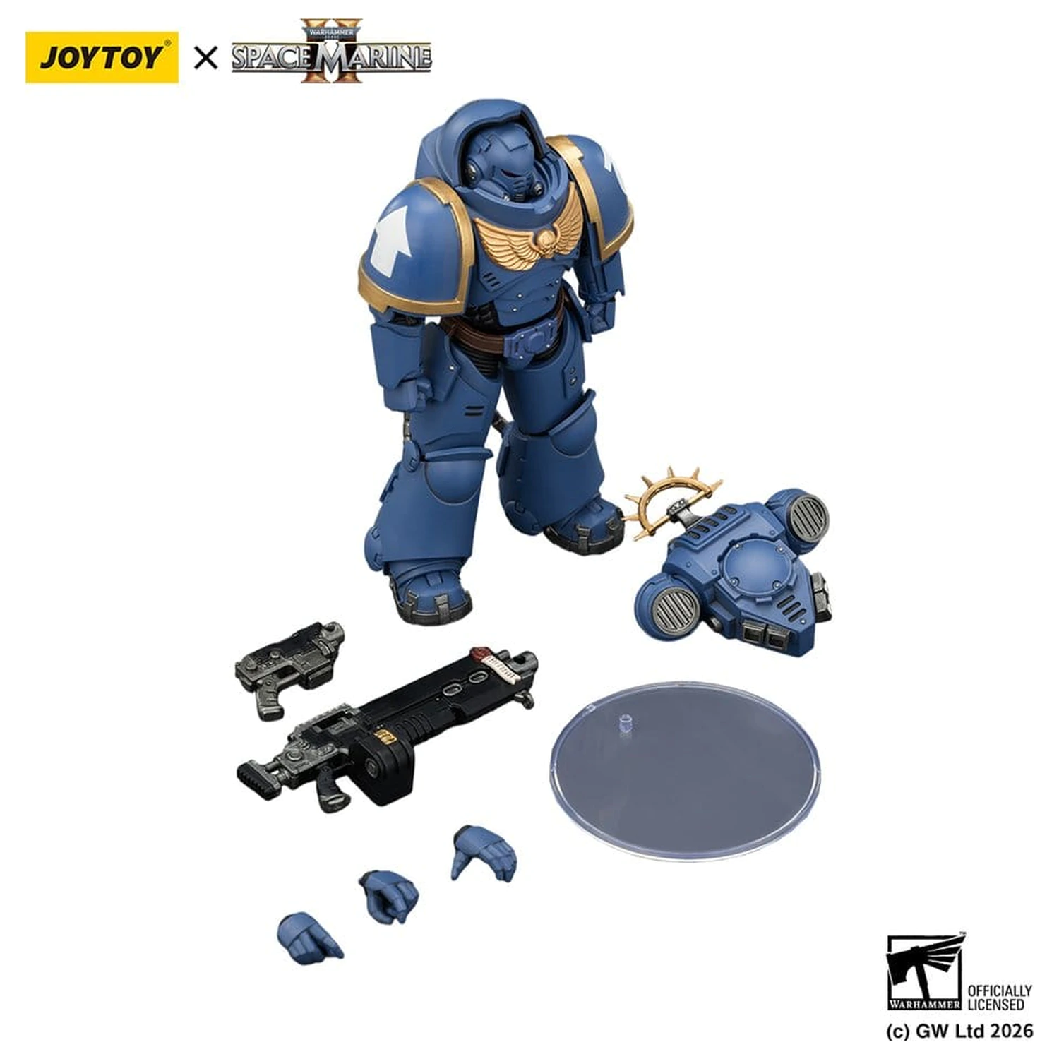Warhammer 40,000 Game Edition Ultramarines Heavy Intercessor akciófigura 13 cm termékfotó