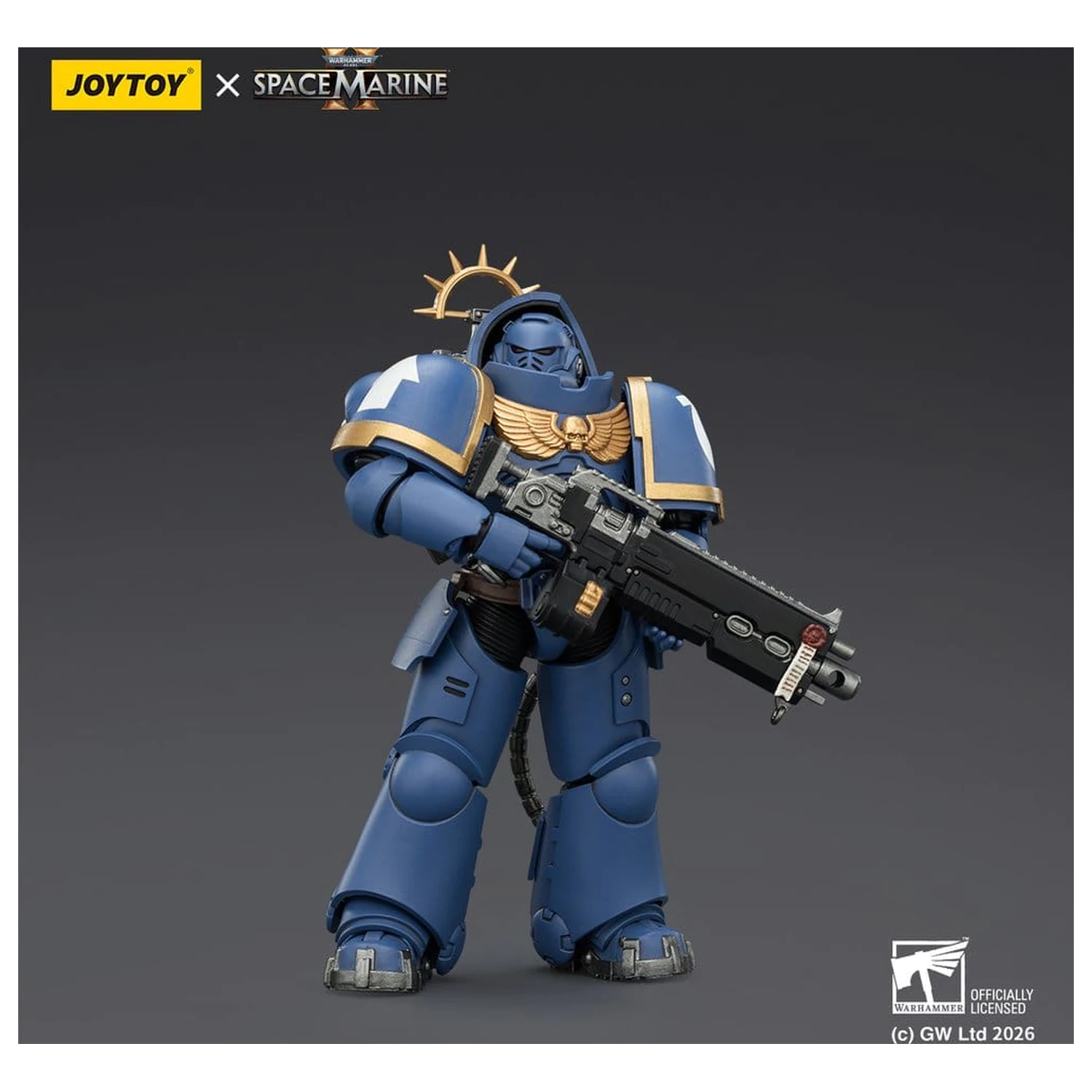 Warhammer 40,000 Game Edition Ultramarines Heavy Intercessor akciófigura 13 cm termékfotó